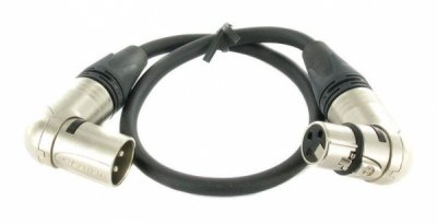 The Sssnake XLR Patch Angled/Angled 0.5m