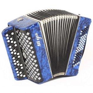 Шуйская гармонь «Шуя» 47х80-II синий