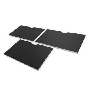 Studio Desk Rack covers for Virtuoso Desk Black Bundle