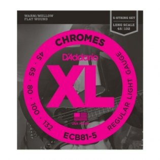 D'Addario ECB81-5 Chromes