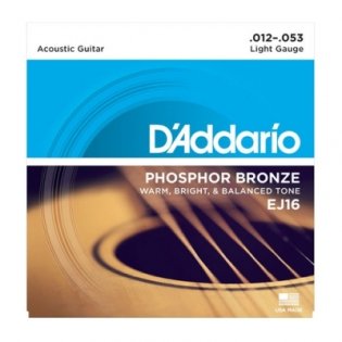 D'Addario EJ16 PHOSPHOR BRONZE
