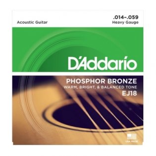 D'Addario EJ18 Phosphor Bronze