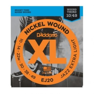 D'Addario EJ20 XL NICKEL WOUND