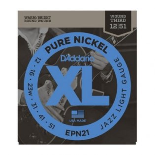 D'Addario EPN21 XL PURE NICKEL
