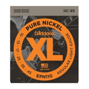D'Addario EPN110 XL PURE NICKEL