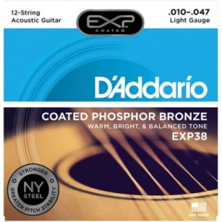D'Addario EXP38 Coated Phosphor Bronze