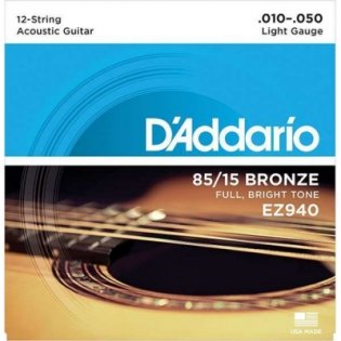 D'Addario EZ940 AMERICAN BRONZE 85/15