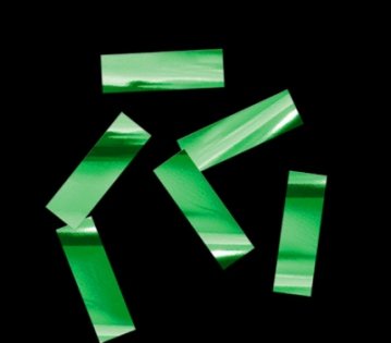 GLOBAL EFFECTS металлизированное 17х55мм зеленое