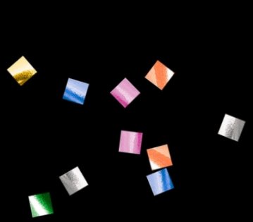 Global Effects металлизированное 6х6мм мульти