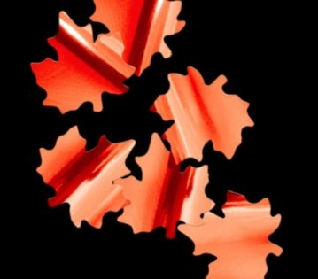 Global Effects Кленовые листья красные