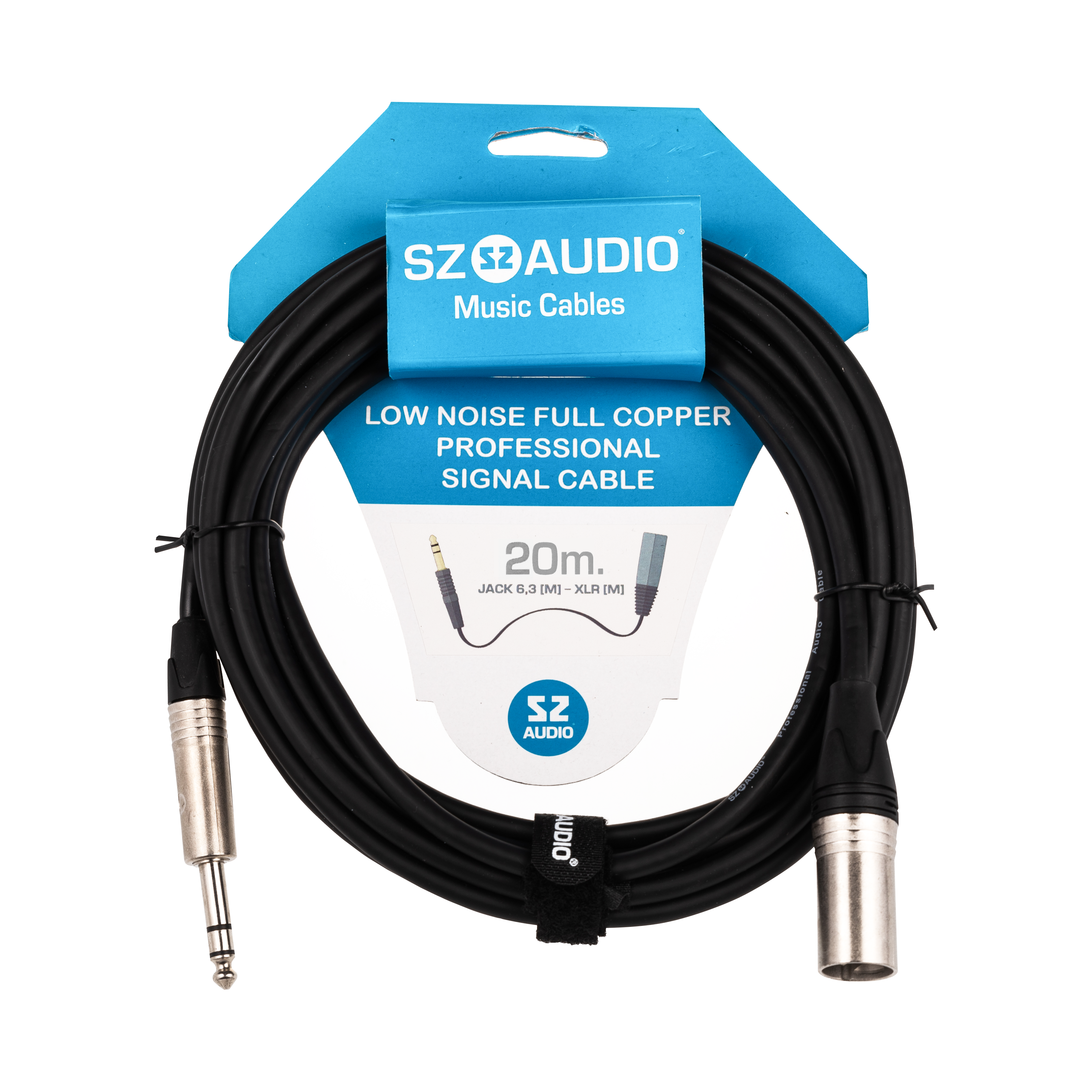 SZ-Audio Jack 6,3 - XLR 20m