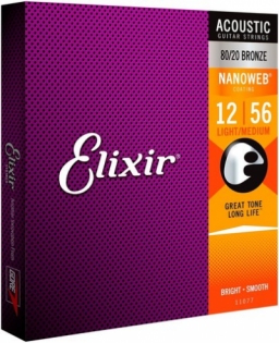 Elixir 11077 Nanoweb Light-Medium
