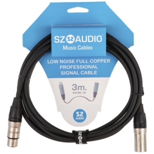 SZ-Audio XLRm - XLRf 3m