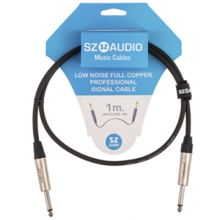 SZ-Audio Jack 6,3 - Jack 6,3 Mono 1m