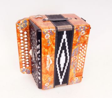 Шуйская гармонь Чайка 314 25х25-III-2 золото