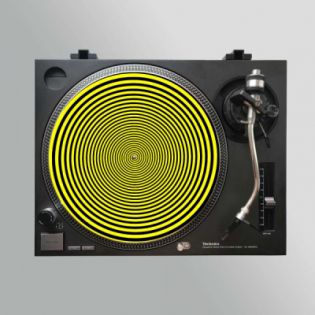Stereo Slipmats Hypnosis Yellow 2мм
