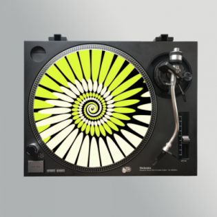 Stereo Slipmats Hypnosis Green