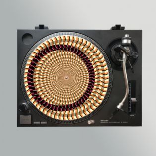 Stereo Slipmats Hypnosis Orange