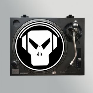 Stereo Slipmats Skull White