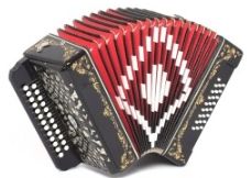 Шуйская гармонь ГАРМОНЬ "БАРЫНЯ ЗАКАЗНАЯ" (Z45ХL) Красная