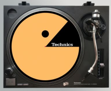 Stereo Slipmats Pacman Technics