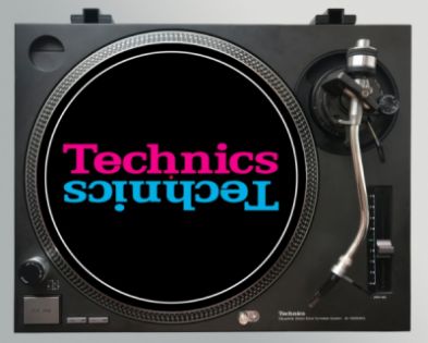 Stereo Slipmats Technics Pink & Blue