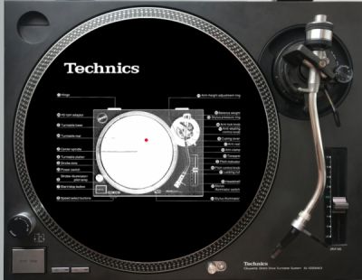 Stereo Slipmats Technics Turntable Scheme