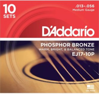 D'Addario EJ17-10P