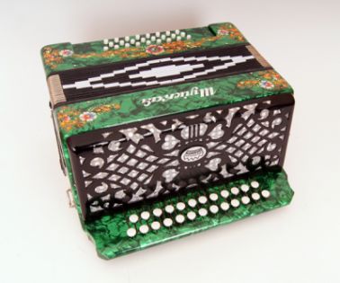 Шуйская гармонь "Шуйская" 25х25-III зелёная Соль мажор