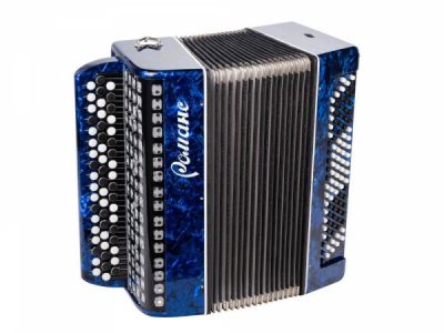 Шуйская гармонь "Романс" 55х100-II синий