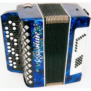 Шуйская гармонь "Озорник" 37х60хII синий
