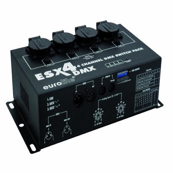 EUROLITE ESX-4 DMX SWITCH PACK