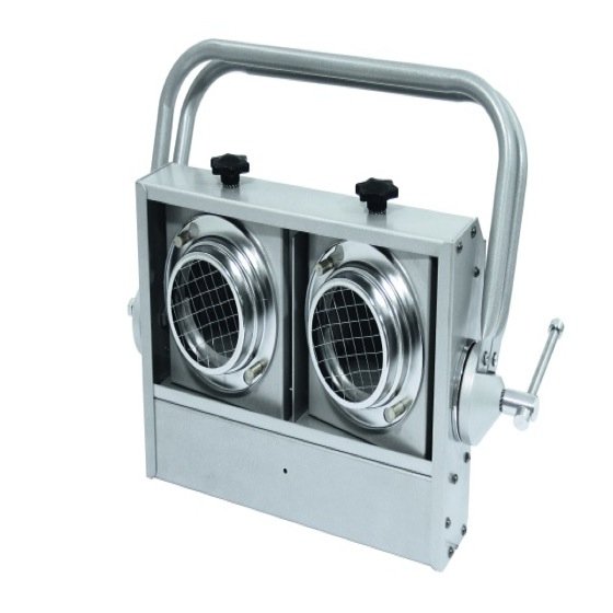 Eurolite AUDIENCE BLINDER 2xPAR-36 ALU SILVER