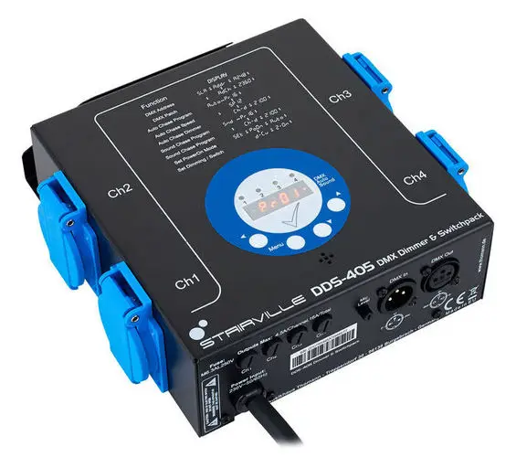 Stairville DDS-405 DMX Dimmer & Switcher