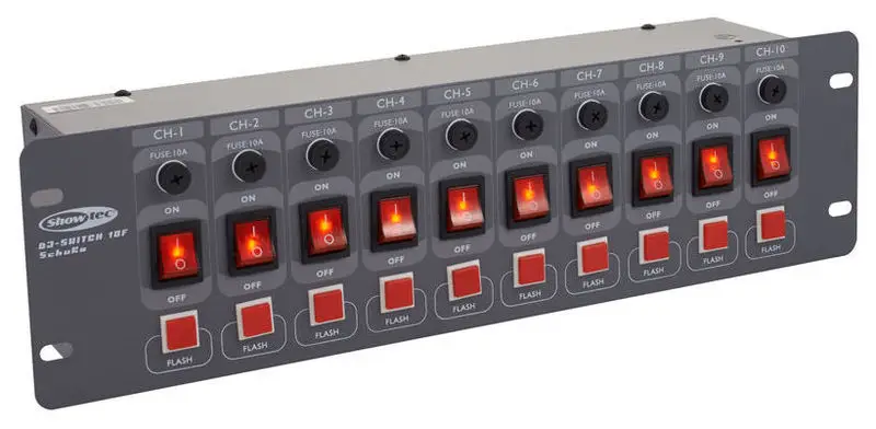 Showtec DJ Switch 10-F