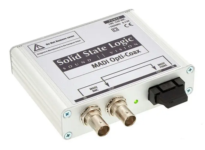 Solid State Logic X Logic DeltaLinkMadi OptiCoax