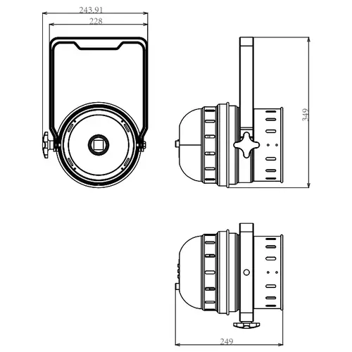 INVOLIGHT COBPAR70WH/WH