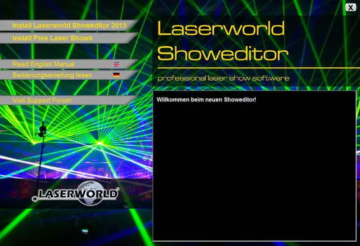 Laserworld Showeditor Set incl. Interface