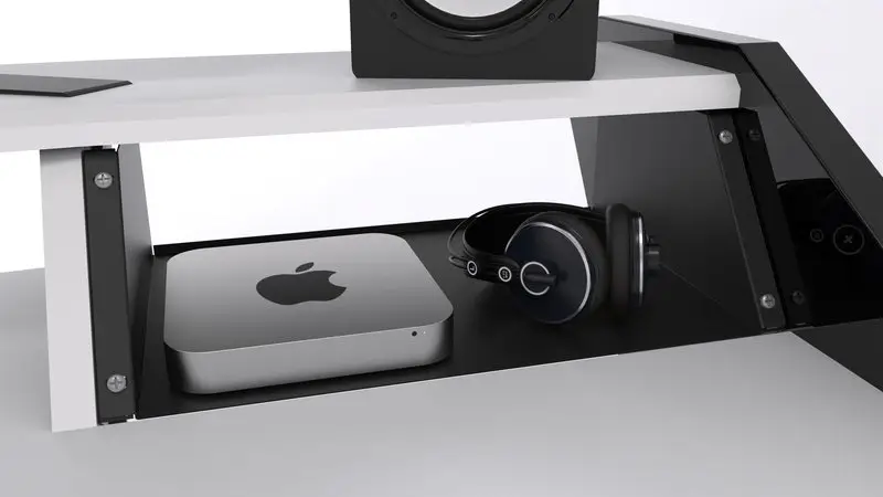 Studio Desk Rack Shelf 4 U - compatible with Music Commander Series