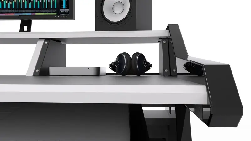 Studio Desk Rack Shelf 4 U - compatible with Music Commander Series