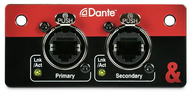 Allen & Heath SQ-DANTE-A card