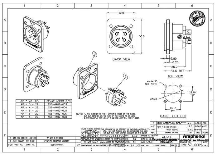 Amphenol AP622