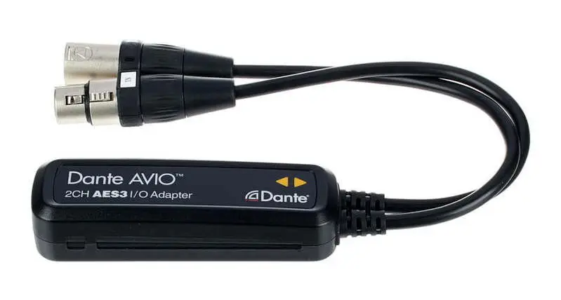Dante AVIO AES3 IO Adapter 2x2