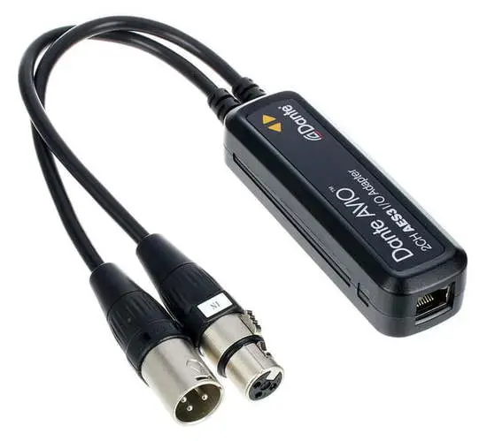 Dante AVIO AES3 IO Adapter 2x2