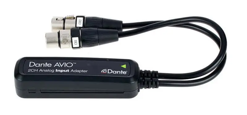 Dante AVIO Analog Input Adapter 2x0