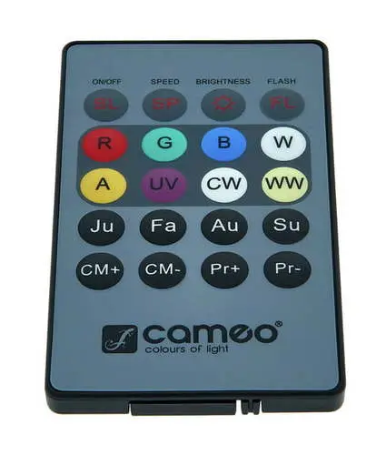 Cameo Flat PAR Can Remote