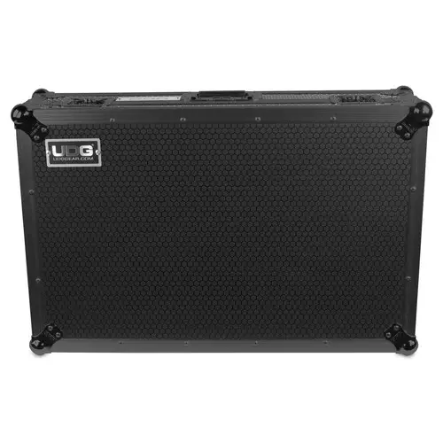 UDG Ultimate Flight Case Pioneer XDJ-RX2 Black MK2 Plus (Laptop shelf + Wheels)