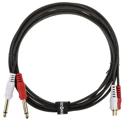 SZ-Audio 2 RCA - 2X 6,3 3m