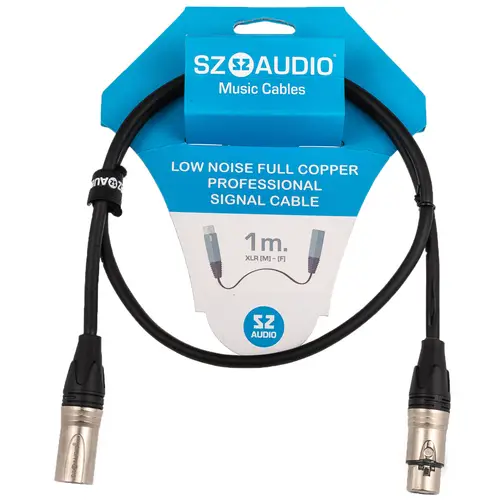 SZ-Audio XLRm - XLRf 1m