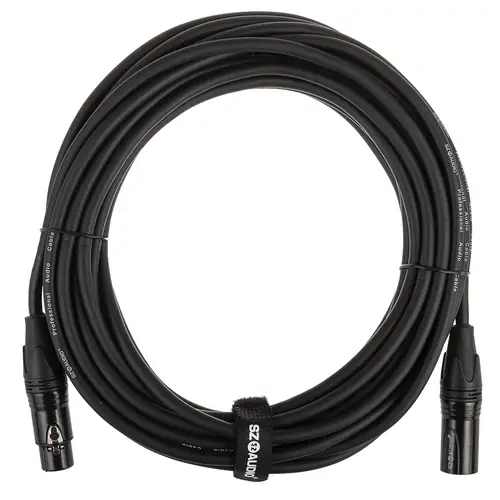 SZ-Audio XLRm - XLRf 6m Black